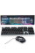 Геймерский набор XSTRIKE X-1014 клавиатура мышь RGB USB проводной 104 клавиши черный