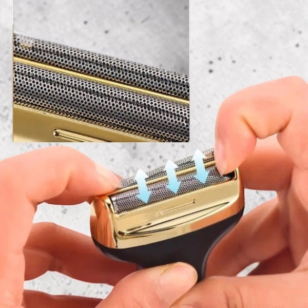 Бритва-триммер мужской Geemy GM-8045 3 в 1 для бороды носа и тела аккумуляторная с USB зарядкой