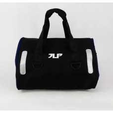 Сумка спортивная JLP 39×38×23 см дорожная с синими вставками вместительная для спорта и путешествий