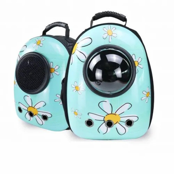 Туристический рюкзак CosmoPet для котов и собак 42×35×27 см с иллюминатором до 10 кг голубой