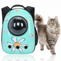 Туристический рюкзак CosmoPet для котов и собак 42×35×27 см с иллюминатором до 10 кг голубой