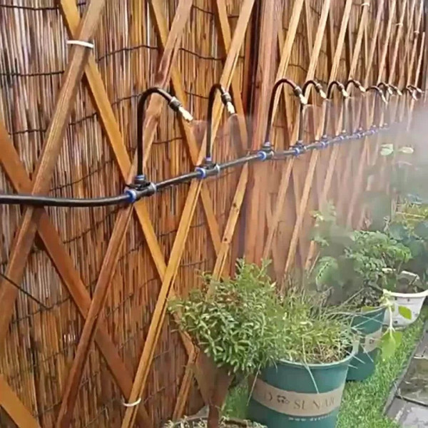 Система полива и туманообразования DIY 5 м для орошения теплиц сада и охлаждения растений