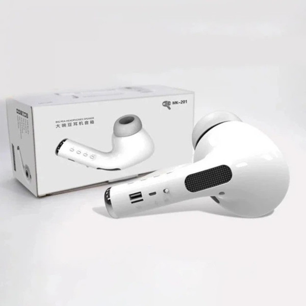Беспроводная колонка Pro Giant Headphone MK-201 Bluetooth акустика с FM радио TF USB AUX