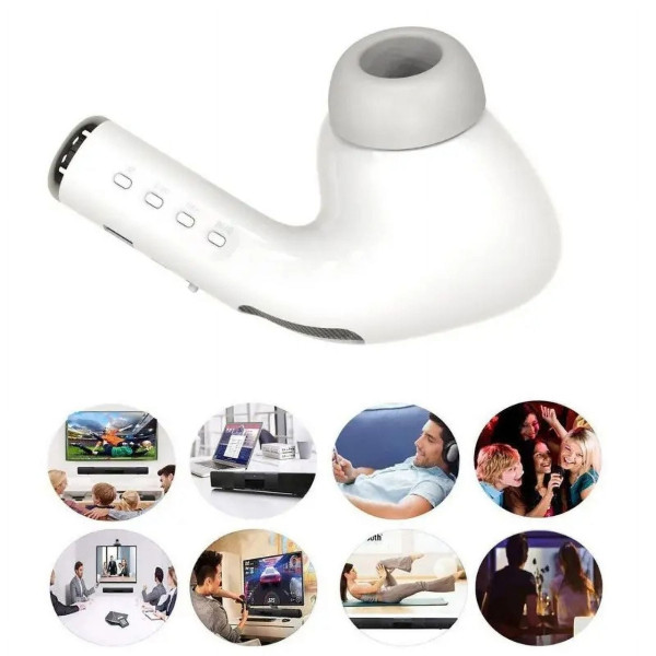 Беспроводная колонка AirPods Pro Giant Headphone MK-201 Bluetooth акустика с FM радио TF USB AUX