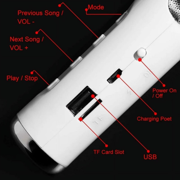 Беспроводная колонка AirPods Pro Giant Headphone MK-201 Bluetooth акустика с FM радио TF USB AUX