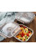 Контейнер для продуктов AND 20687-14 1800 мл квадратный из нержавеющей стали с крышкой