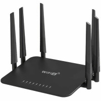 Маршрутизатор Wi-Fi LV-WR50Q с 6 антеннами для стабильного интернета дома и офиса 2.4 ГГц 300 Мбит/с