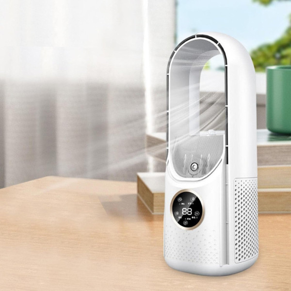 Вентилятор Air Multiplier безлопастной аккумуляторный с функцией увлажнения и подсветки USB с таймером