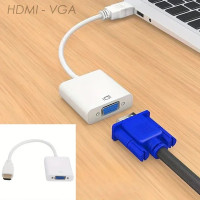 Переходник HDMI VGA STLab U-990 Pro конвертер сигнала для монитора и проектора Full HD