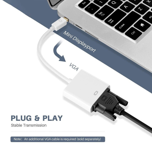 Переходник HDMI VGA STLab U-990 Pro конвертер сигнала для монитора и проектора Full HD