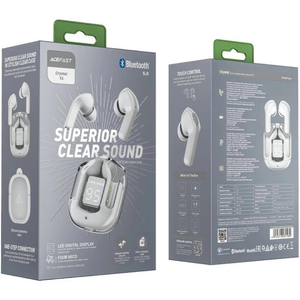 Беспроводные наушники Air31 XT16 Bluetooth 5.0 с сенсорным управлением и микрофоном