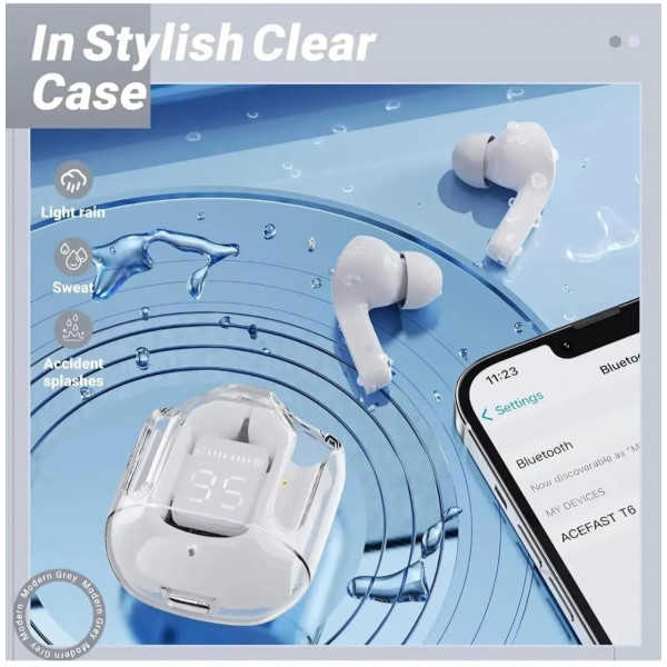 Беспроводные наушники Air31 XT16 Bluetooth 5.0 с сенсорным управлением и микрофоном