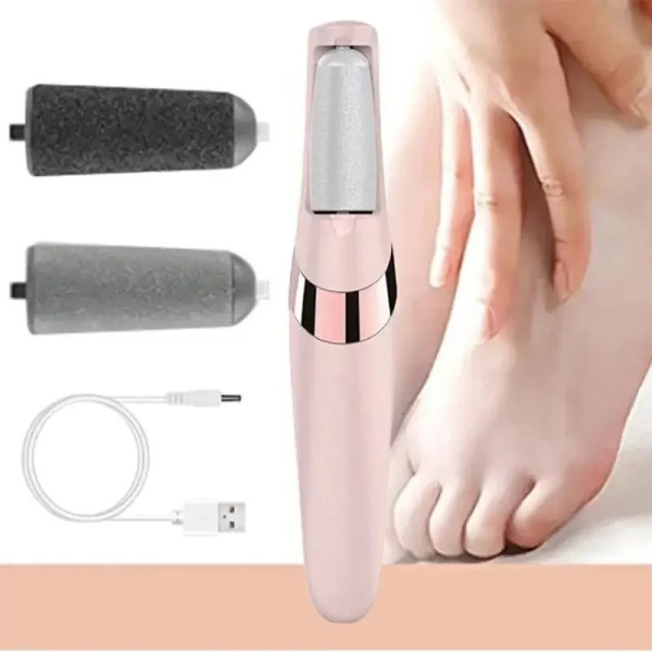 Электрическая пемза для пяток Flawless Pedi RD-9021 аккумуляторная, роликовая пила для удаления мозолей и огрубевшей кожи