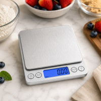 Ювелирные электронные весы Digital Scale, карманные весы до 3 кг, точность 0,1 г, LCD дисплей (3000g)