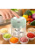 Мини-измельчитель беспроводной Kitchen Chopper, аккумуляторный электрический чепер 100 мл с USB-зарядкой, мятный