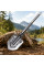 Лопата туристическая Multifunctional Shovel ES-118 складная 10 в 1 с чехлом, мультитул из нержавеющей стали