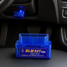 Автосканер Bluetooth ELM327 V2.1, диагностический адаптер OBD2 для проверки ошибок автомобиля