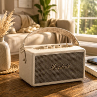 Портативная Bluetooth колонка Marshall W4 беспроводная с FM-радио, USB, microSD и TWS