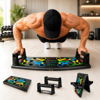 Доска для отжиманий 14 в 1 Push Up Board с упорами, тренажер для груди, плеч, спины и трицепса