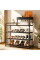 Полка для обуви CLOTHES RACK 113-5 4-х ярусная, стеллаж-органайзер для обуви с ящиком для хранения в прихожей