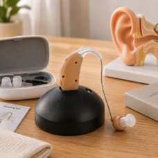 Слуховой аппарат Ultra Sound Amplifier заушной усилитель слуха с аккумулятором
