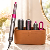 Стайлер для волос 5в1 Hot Air Styler с насадками, воздушный фен-щетка для сушки и укладки волос с чехлом