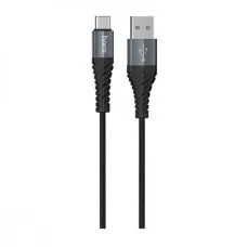 Кабель для зарядки Hoco X38 Type-C 1 м Дата-кабель черный USB
