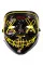 Судная ночь ABC Purge Mask, неоновая маска, питание от батареек